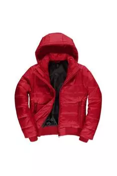 Куртка-бомбер Superhood B&C, красный