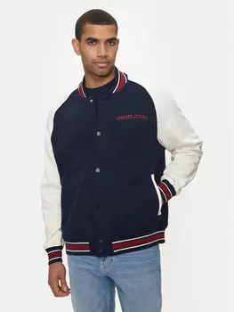 Куртка-Бомбер свободного кроя Tommy Jeans, синий