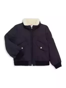 Куртка-бомбер Timbur для маленьких мальчиков и мальчиков Moncler, синий
