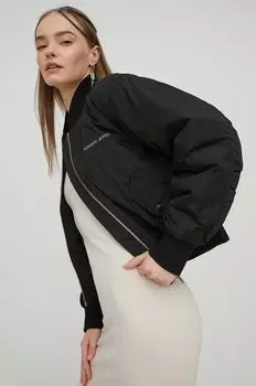 Куртка бомбер Tommy Jeans, черный