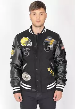 Куртка бомбер TOP GUN, черный