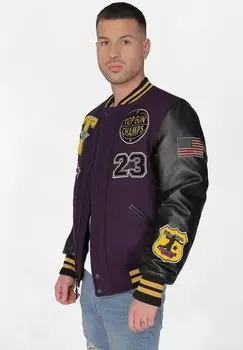 Куртка бомбер TOP GUN, фиолетовый