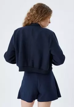 Куртка-бомбер TWEED Koton, темно-синий