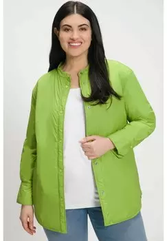 Куртка-бомбер Ulla Popken, зеленый