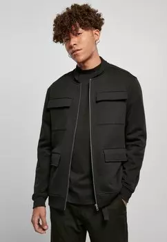 Куртка-бомбер Urban Classics M65 SWEAT BOMBER, цвет Black