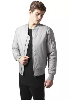 Куртка-бомбер Urban Classics BASIC, цвет Grey