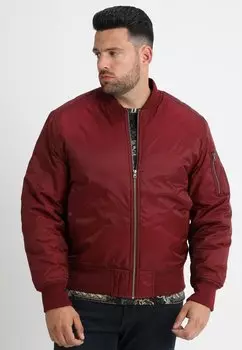 Куртка-бомбер Urban Classics BASIC BOMBER JACKET, цвет Burgundy