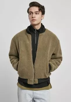 Куртка-бомбер Urban Classics BOXY, цвет Tiniolive