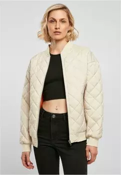 Куртка-бомбер Urban Classics DIAMOND QUILTED, цвет Softseagrass