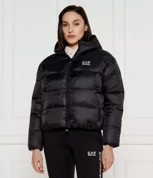 Куртка-бомбер утепленная Ea7 Regular Fit, черный