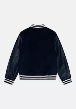 Куртка-бомбер VARSITY GIRLS GAP, темно-синий