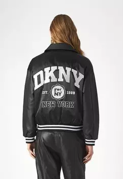 Куртка-бомбер VARSITY JACKET Dkny, черный