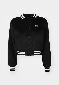Куртка-бомбер VARSITY Tommy Jeans, черный