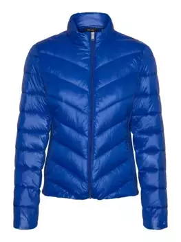 Куртка-бомбер Vero Moda "VMELLA SHORT JACKET BOOS", с капюшоном, синий