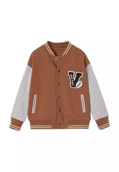 Куртка-бомбер Vertbaudet, коричневый