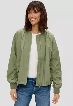 Куртка-бомбер VESTE s.Oliver, зеленый