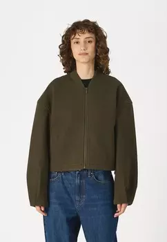 Куртка-бомбер VIJUICE VILA, темно-зеленый