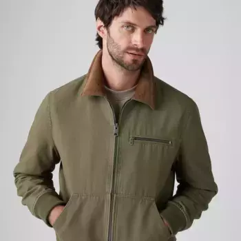 Куртка-бомбер в стиле вестерн Levi's, цвет Olive - Green
