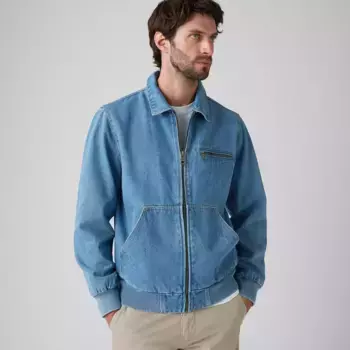 Куртка-бомбер в стиле вестерн Levi's, цвет Medium Wash