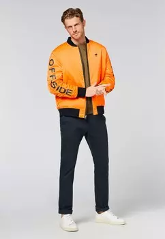 Куртка-бомбер WENDE-DESIGN MIT LOGO-STITCHING Polo Sylt, темно-синий