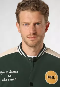 Куртка-бомбер WIMBLEDON FINSHLEY & HARDING LONDON, зеленый