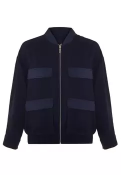 Куртка-бомбер WITH POCKET adL, темно-синий