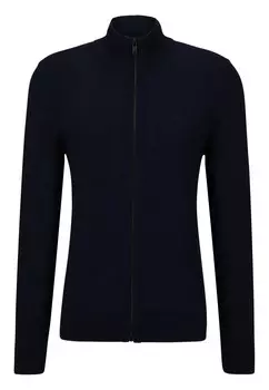 Куртка BOSS AVAC_FZ Regular Fit, темно-синий