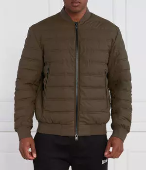 Куртка Boss Caradoc Regular Fit, зеленый