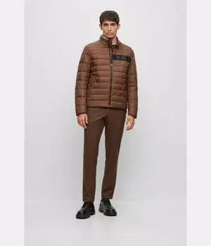 Куртка Boss Darolus Regular Fit, коричневый