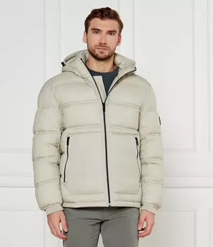 Куртка BOSS ORANGE Okobra1 Loose fit, кремовый