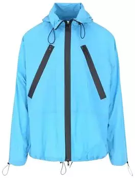 Куртка Bottega Veneta Hooded Zip Lightweight Jacket 'Bright Blue', синий