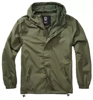 Куртка Brandit Jacke Summer Windbreaker Frontzip, зеленый