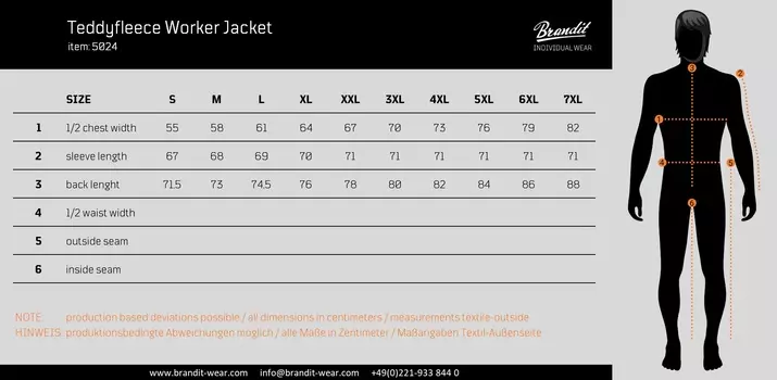 Куртка Brandit Jacke Teddyfleece Worker Jacket, зеленый