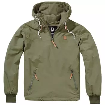 Куртка Brandit Luke Windbreaker, зеленый