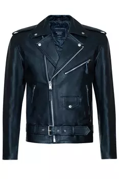 Куртка brando из красной индийской воловьей кожи osasco Infinity Leather, черный