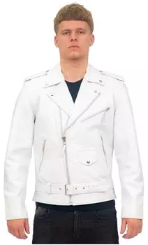 Куртка brando из воловьей кожи для венеции Infinity Leather, белый