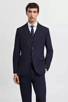 Куртка Brasilia через плечо Mango, ультрамарин синий