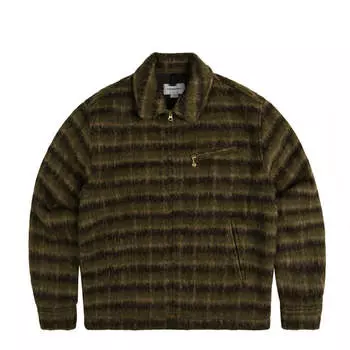 Куртка brushed wool check jacket Thisisneverthat, коричневый