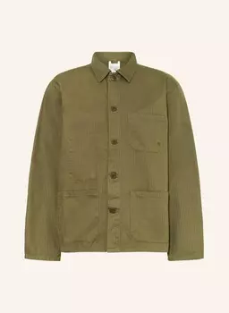 Куртка Buddy с узором «елочка» Nudie Jeans, зеленый