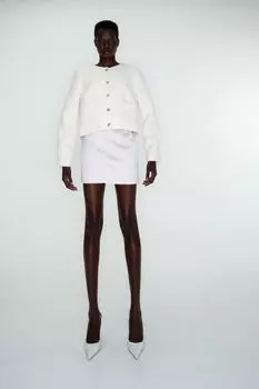 Куртка-Букле H&M, белый