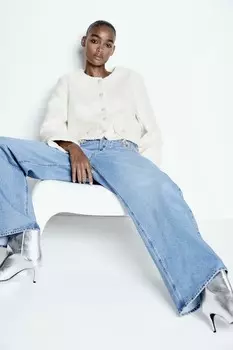 Куртка букле H&M, белый