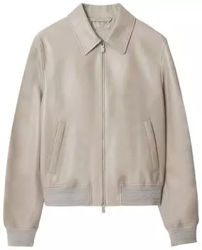 Куртка Burberry Check Harrington Jacket 'Heron', белый