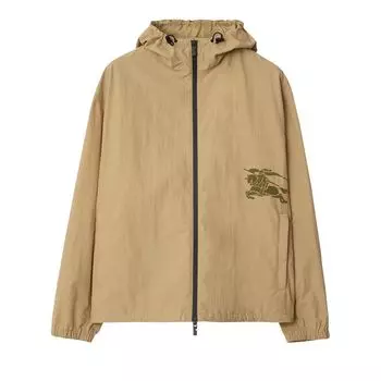 Куртка Burberry EKD Motif Lightweight Hooded Jacket 'Cracker', желто-коричневый