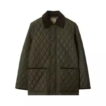 Куртка Burberry Quilted Jacket Shale/Brush, желто-коричневый