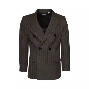 Куртка Burberry Tailored Jacket 'Coal/Fig', коричневый