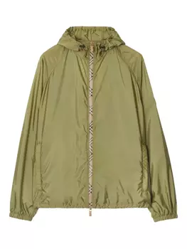 Куртка Burberry Vintage Check-декор, зеленый