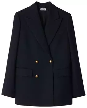 Куртка Burberry Wool Tailored Jacket 'Navy', синий