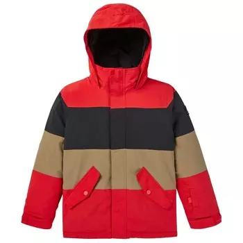 Куртка Burton для мальчиков, коричневый / красный / черный