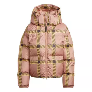 Куртка by stella mccartney women's large puffer jacket 'tan' Adidas, бежевый