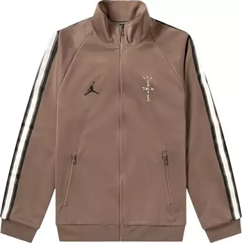 Куртка Cactus Jack by Travis Scott x Air Jordan MJ Track Jacket 'Palomino/Black', коричневый
